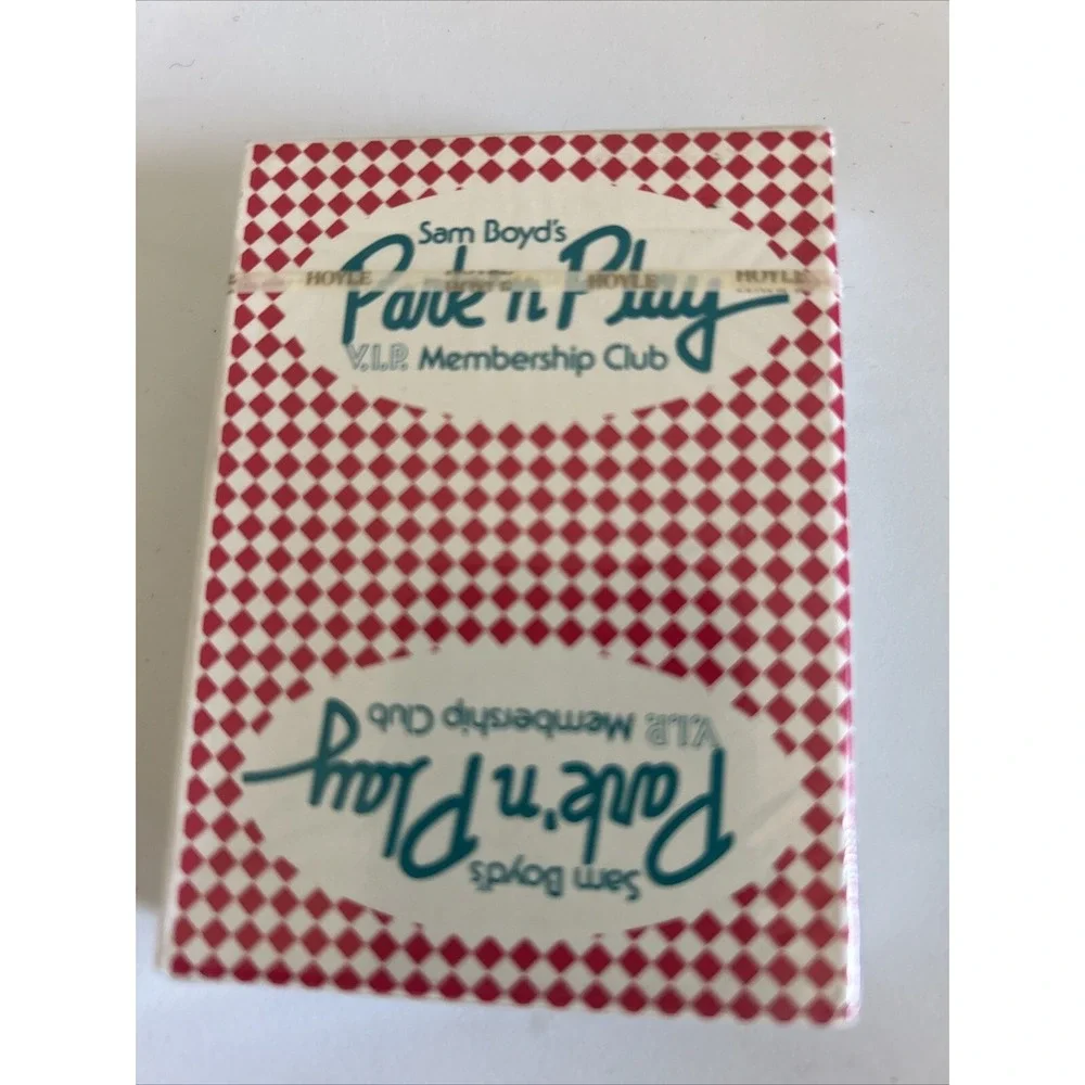 Sam Boyds Casino Park Play VIP Membership Playing Cards Sealed VTG USA